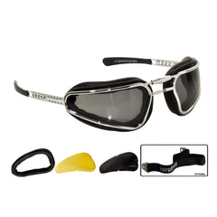 Occhiali Moto Vintage Baruffaldi Easy Rider Nero Fotocromatico