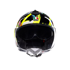 Casco Moto Jet Replica AGV Eteres Rossi Winter Test 2019