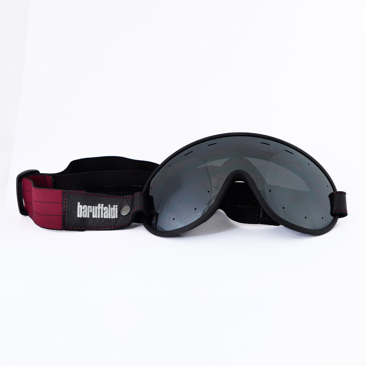 Maschera Moto Café Racer Baruffaldi Etruria Fumo Specchiata