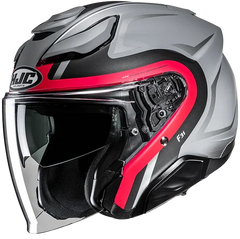 Casco Jet HJC F31 in Fibra di Vetro con Visiera Solare