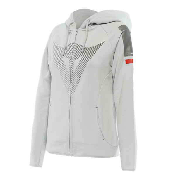 Fade - Felpa da donna full-zip con cappuccio in puro cotone - Donna
