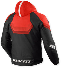 REV'IT! - Quantum 3 H2O - Giacca Impermeabile Uomo - Nero-Rosso