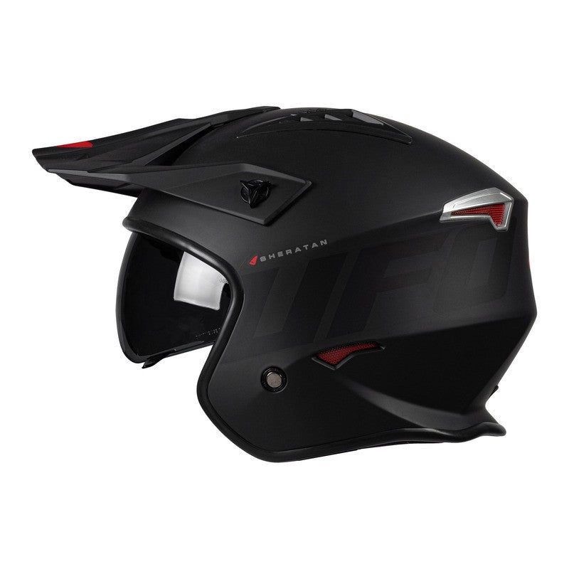 Casco UFO Sheratan Jet HE151 Matt Black