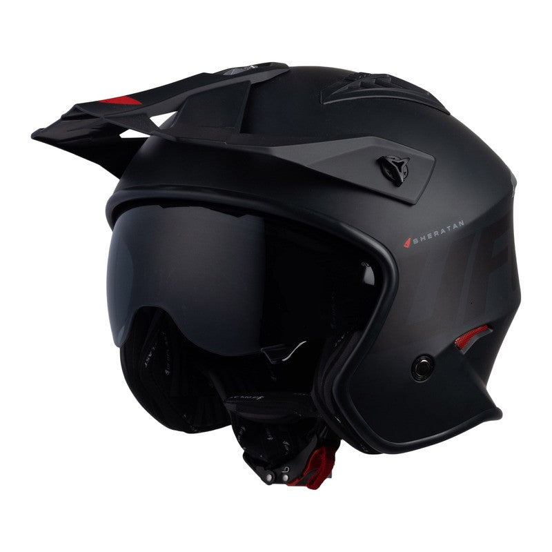 Casco UFO Sheratan Jet HE151 Matt Black