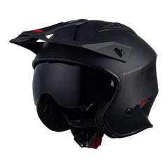 Casco UFO Sheratan Jet HE151 Matt Black