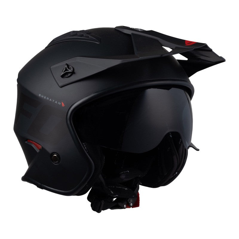 Casco UFO Sheratan Jet HE151 Matt Black