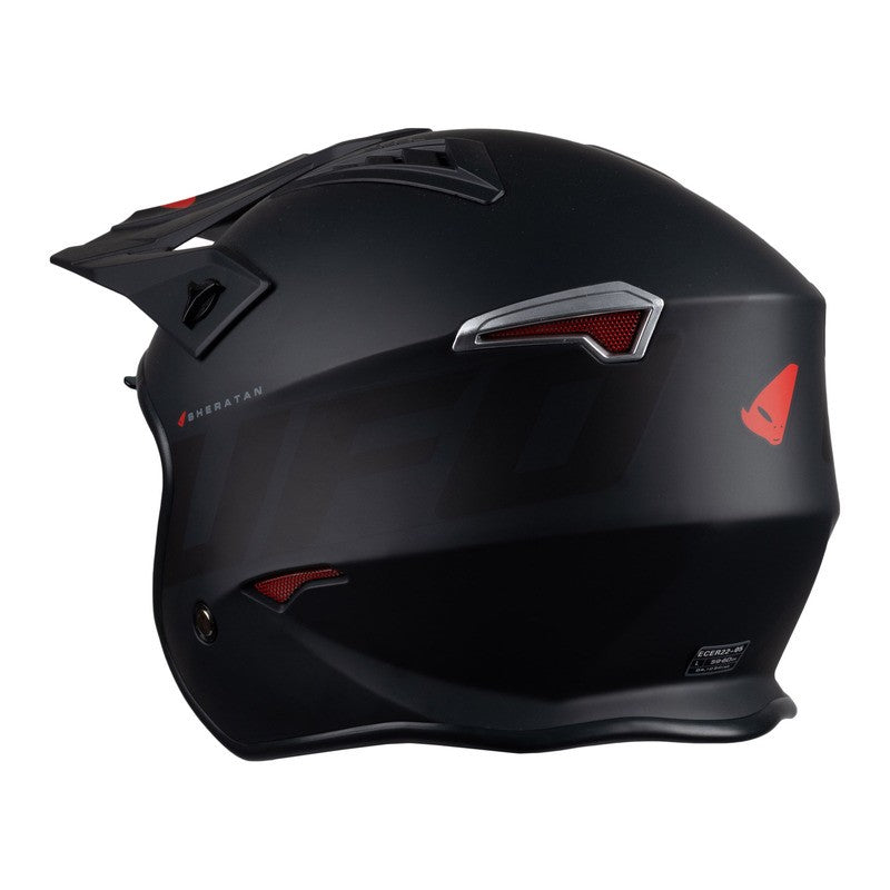 Casco UFO Sheratan Jet HE151 Matt Black