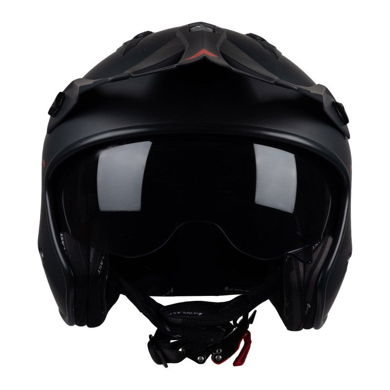 Casco UFO Sheratan Jet HE151 Matt Black