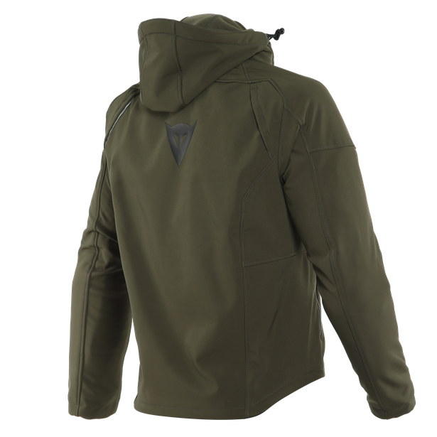 Ignite Tex - Fleece in tessuto con cappuccio e protezioni morbide certificate Pro Armor su spalle e gomiti - Uomo