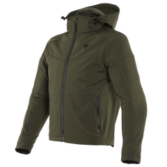 Ignite Tex - Fleece in tessuto con cappuccio e protezioni morbide certificate Pro Armor su spalle e gomiti - Uomo