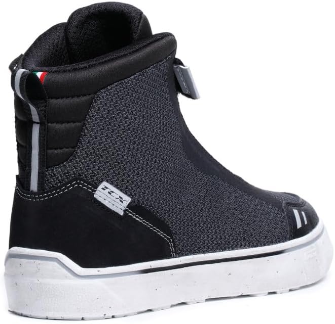 Ikasu 2 Wp Sneaker Moto Impermeabili Uomo - Nero/Bianco