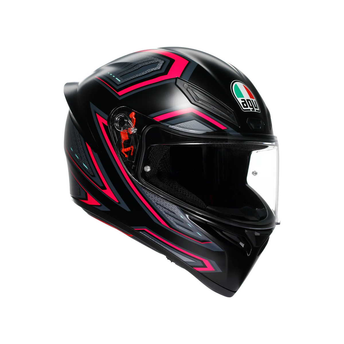 Casco Moto Integrale AGV K1 S Sling Matt Black/Pink
