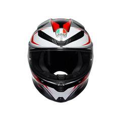 Casco Moto Integrale AGV K6 S Karve Matt Black/White/Red