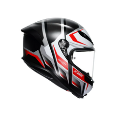 Casco Moto Integrale AGV K6 S Karve Matt Black/White/Red