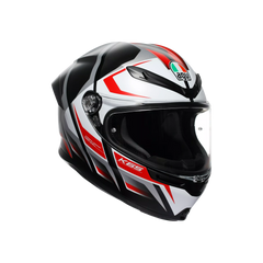 Casco Moto Integrale AGV K6 S Karve Matt Black/White/Red