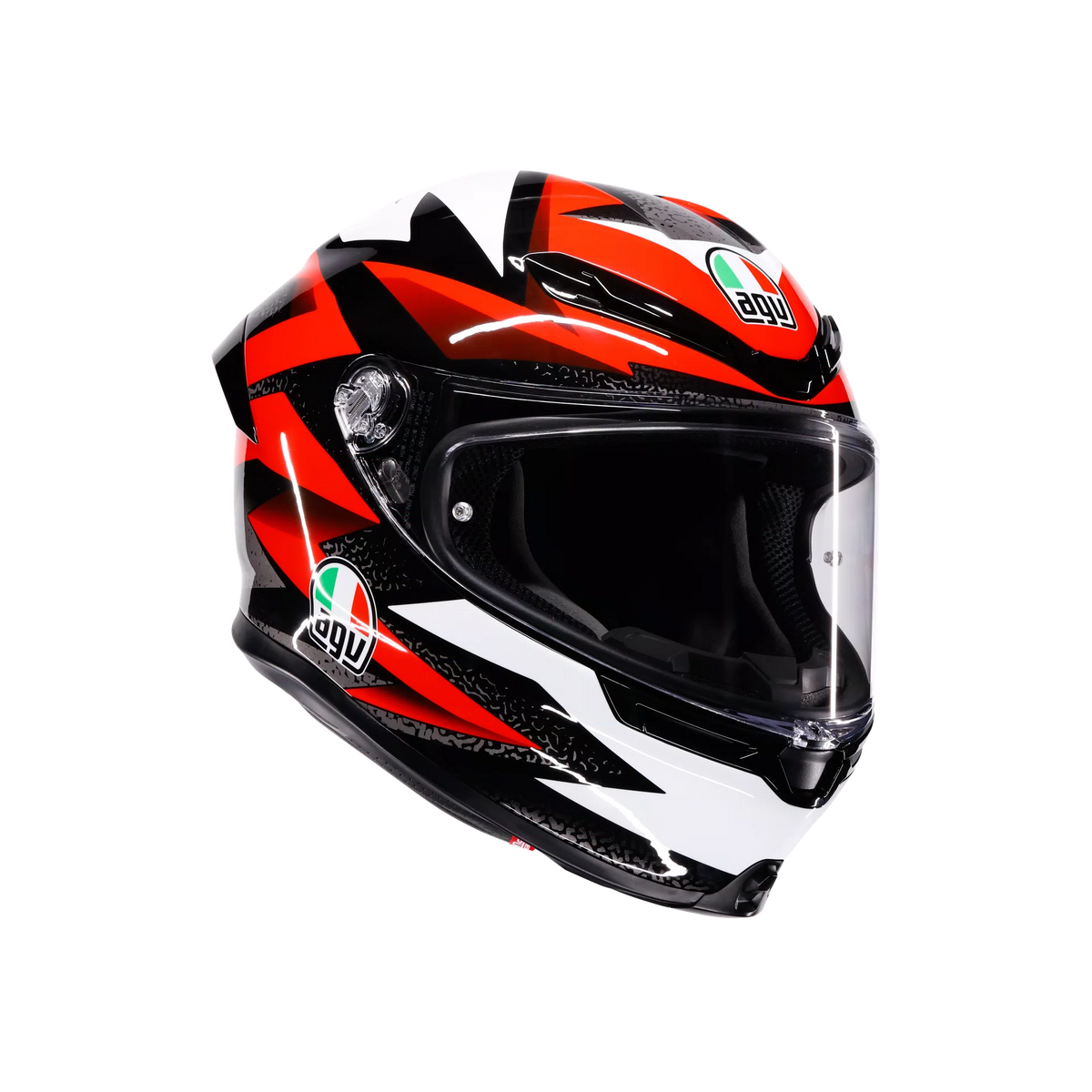 Casco Moto Integrale AGV K6 S Braven Black/Red/White