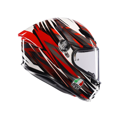 Casco Moto Integrale AGV K6 S Reeval White/Red/Grey
