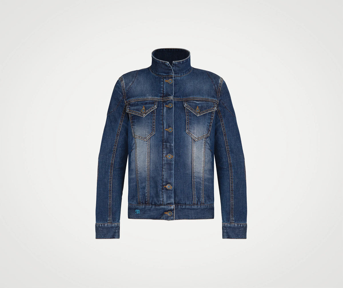 Giacca Jeans Moto Donna PMJ Lucy