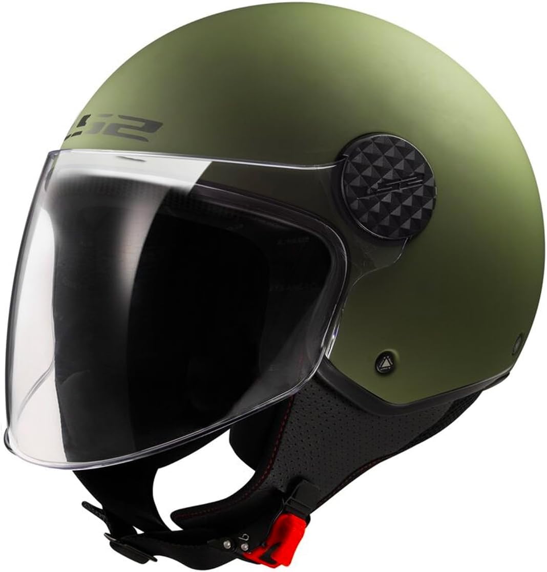 Casco Moto Jet SPHERE II SOLID Military Green