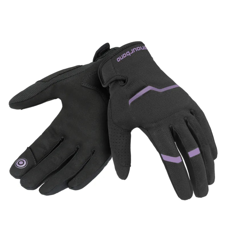 Guanti estivi da moto donna Tucano Urbano Miky Evo Lady Black/Lavender