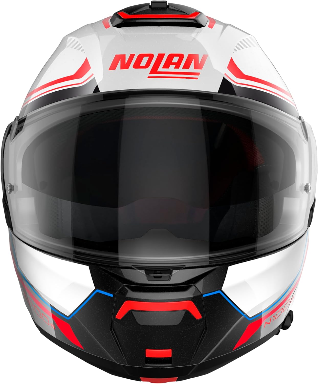 Nolan - Casco Modulare N100-6 SURVEYOR-N COM - Metal White