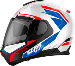 Nolan - Casco Modulare N100-6 SURVEYOR-N COM - Metal White