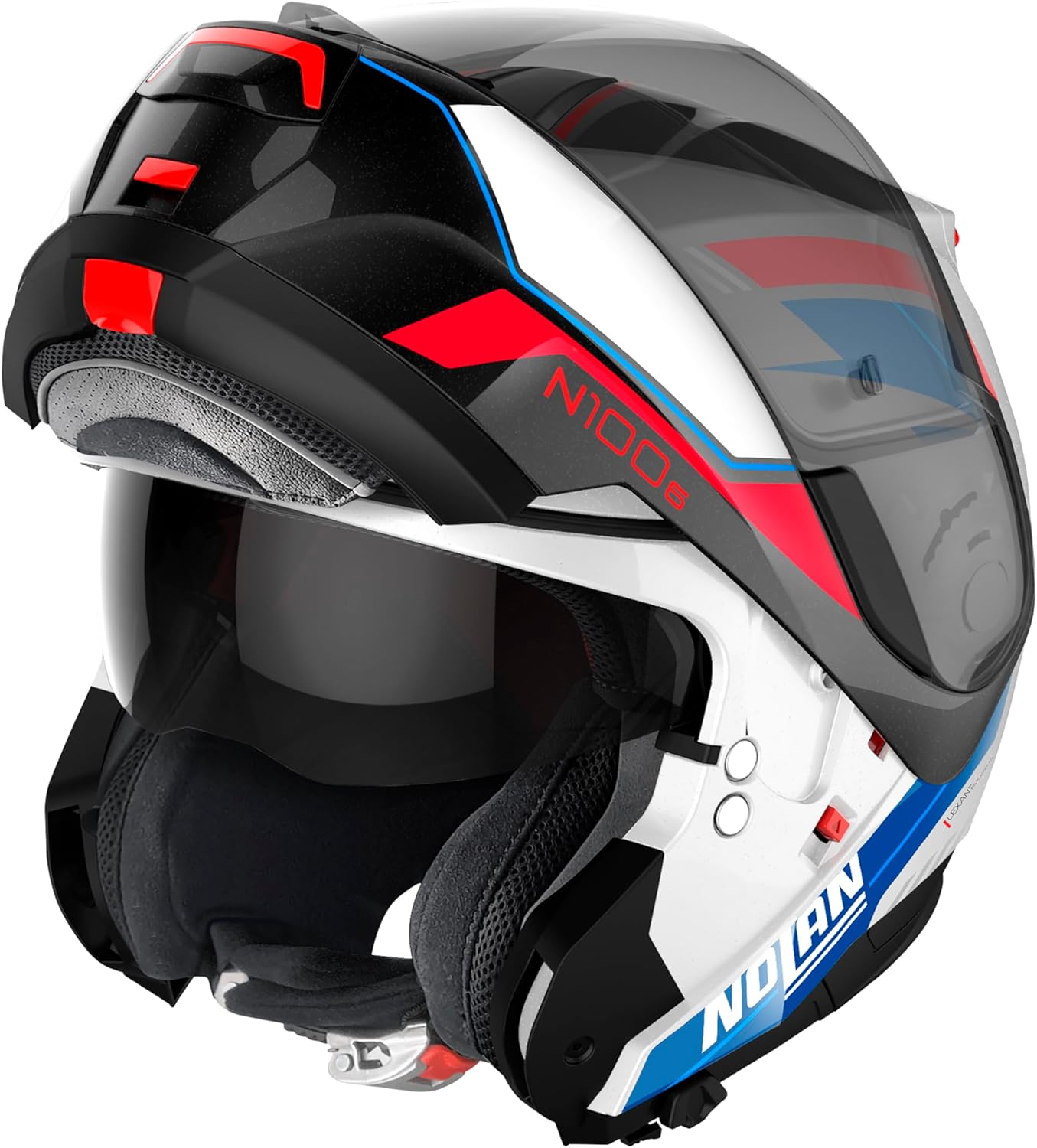 Nolan - Casco Modulare N100-6 SURVEYOR-N COM - Metal White