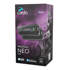 Interfono Moto con Dynamic MESH, Sound by JBL e Comandi Vocali Cardo PACKTALK NEO