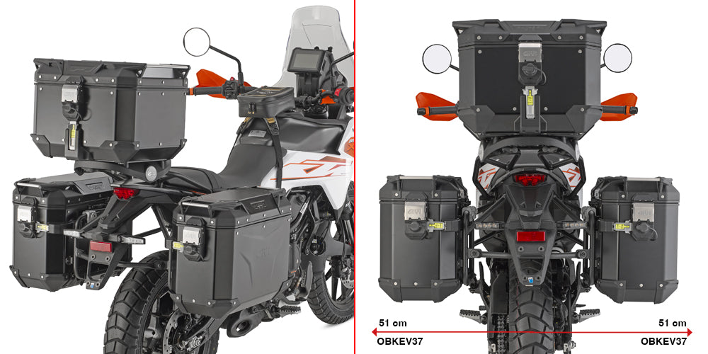 Portavaligie Laterale Givi PLO7718CAM KTM 390 Adventure / R '25-26