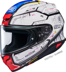 Casco Moto Integrale Shoei NXR2 Gundam TC-10