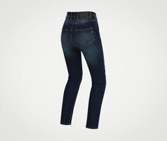 Jeans Moto Slim Donna SARA Blue con Twaron