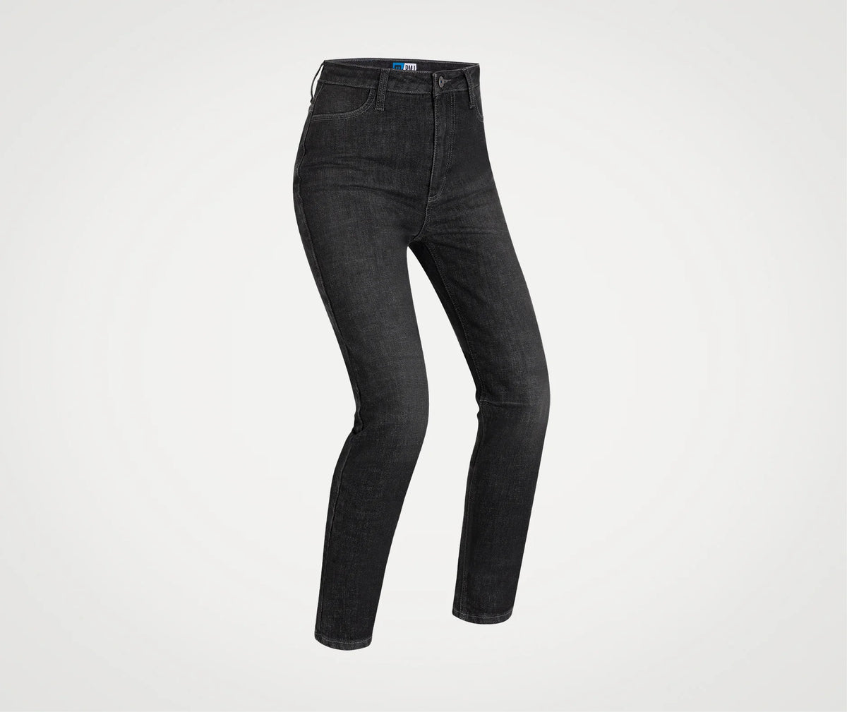 Jeans Moto Slim Fit Vita Alta Donna PMJ Sara