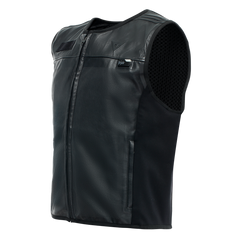 Smart Jacket Leather - Giacca da moto ventilata e traspirante in pelle con Airbag - Uomo