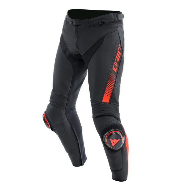 Super Speed - Pantaloni da moto in pelle e tessuto elastico S1 - Uomo