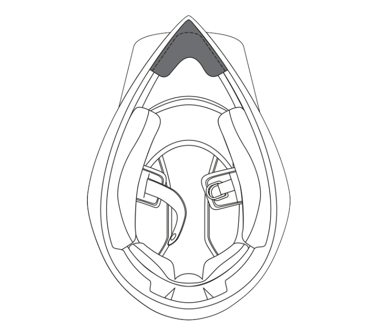 Protezione antivento per casco AGV AX9