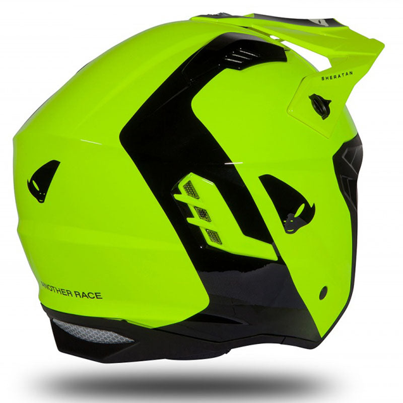 Casco UFO Sheratan Jet HE183 Yellow/Black
