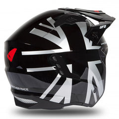 Casco UFO Sheratan Jet HE184 Black/Grey/Red
