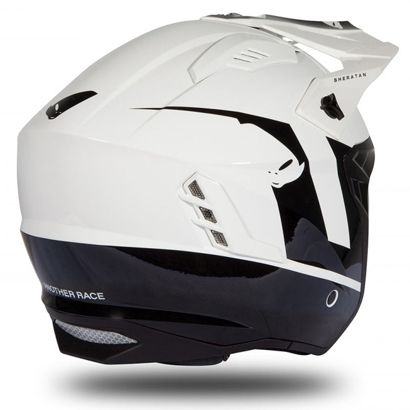 Casco UFO Sheratan Jet HE185 Black/White