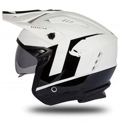 Casco UFO Sheratan Jet HE185 Black/White