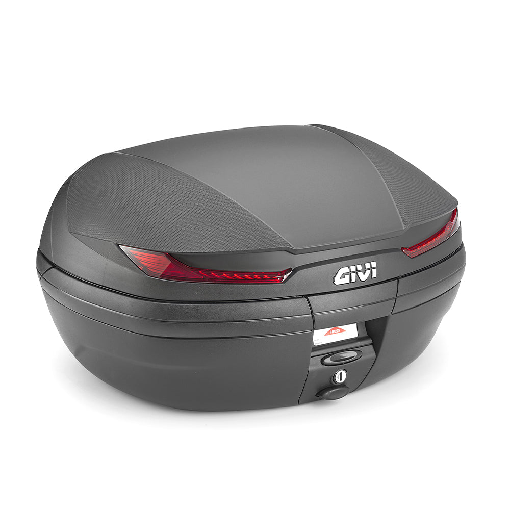 Givi – Valigia V45 ARENA 45 Lt - Nera Goffrata Con Catadiottri Rossi