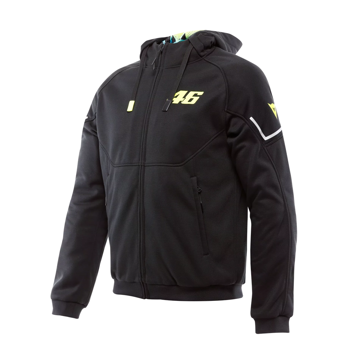 Felpa Moto Urban con Protezioni Dainese VR46 Daemon-X Hoodie Full Zip