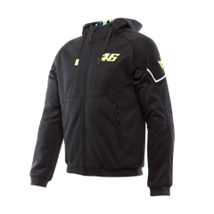 Felpa Moto Urban con Protezioni Dainese VR46 Daemon-X Hoodie Full Zip