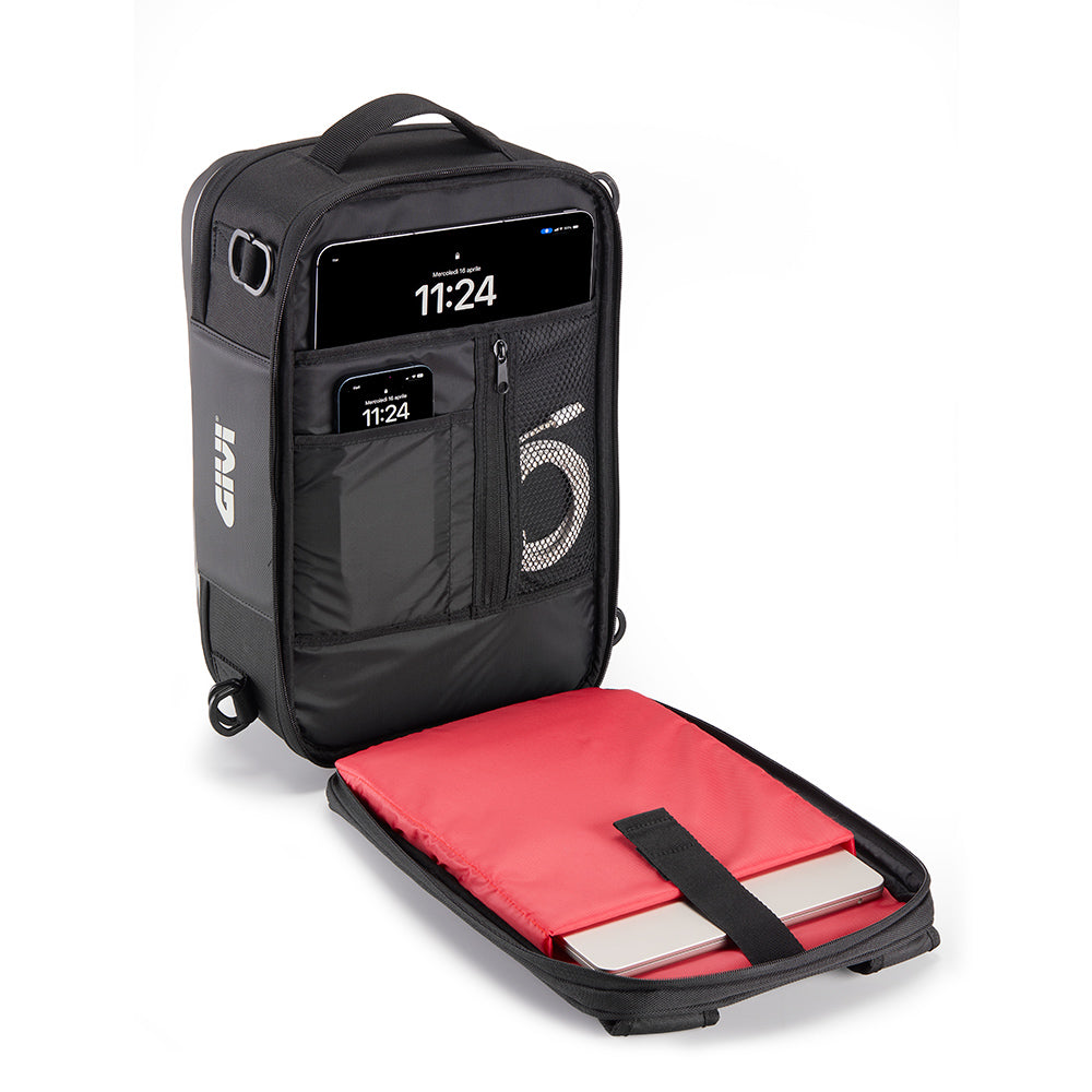 Givi - Zaino XL12 da Viaggio 3 in 1 da 18 lt - Zaino / Borsa Cargo / Borsa da Sella