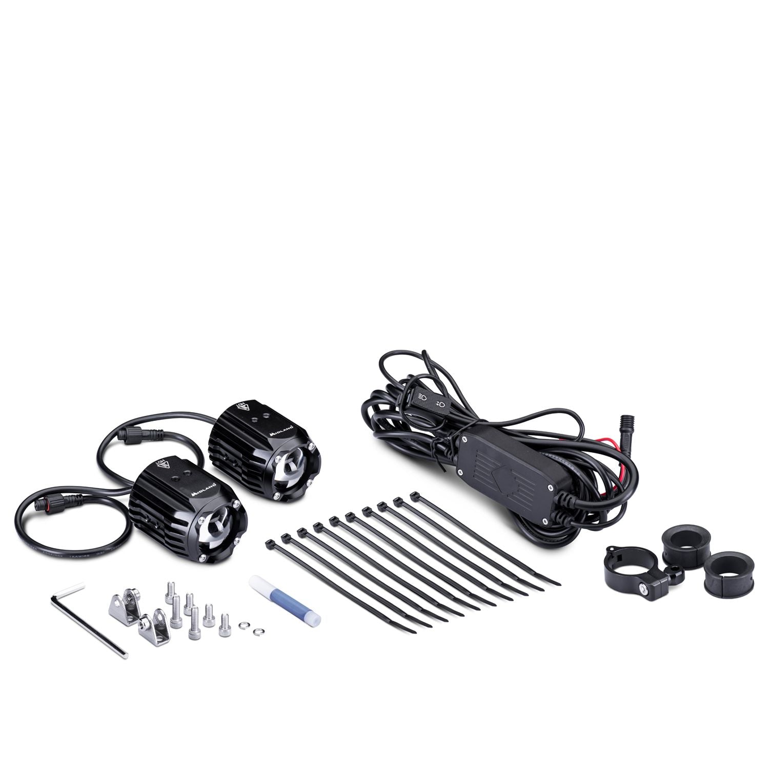 Faretti Ausiliari Moto MIDLAND LED Headlights C1586.01