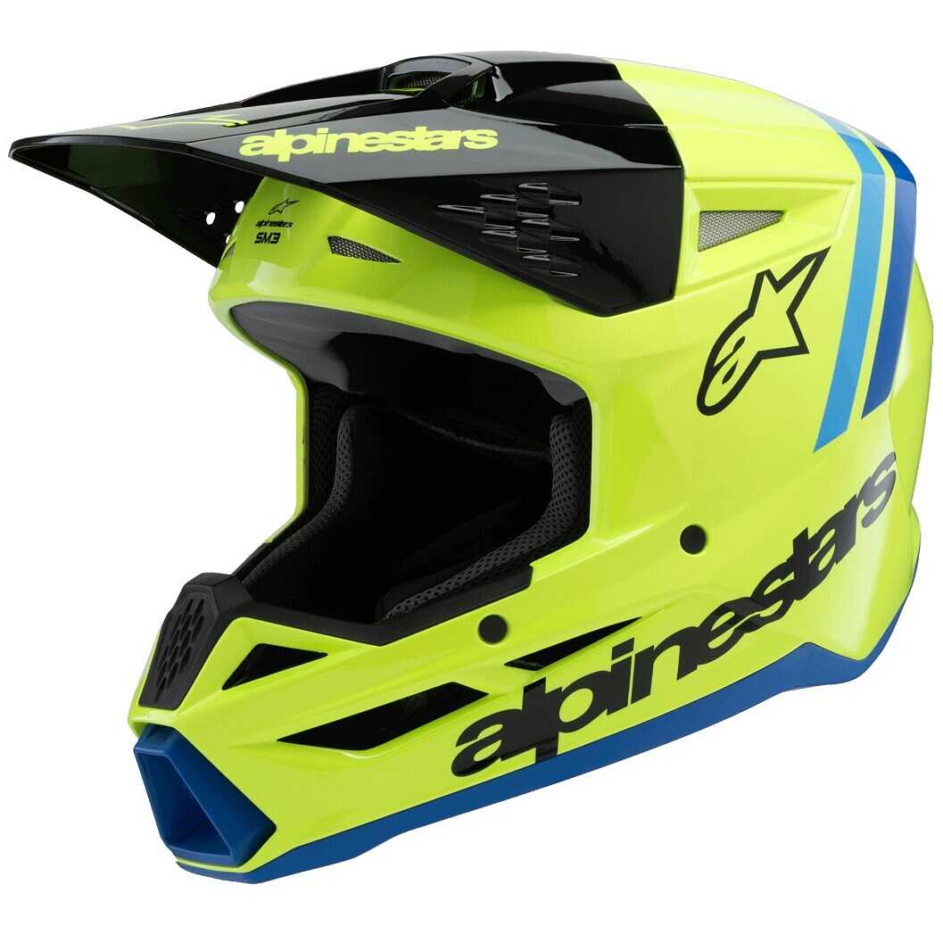Casco Cross Bambino Alpinestars SM3 Youth Radium