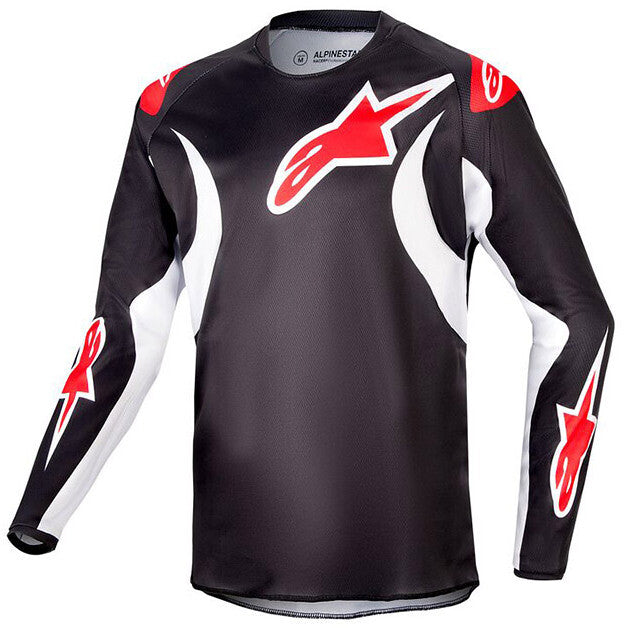 Maglia Motocross Bambino Alpinestars Youth Racer Lucent Nero Bianco
