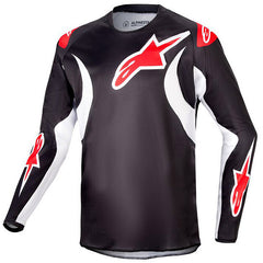 Maglia Motocross Bambino Alpinestars Youth Racer Lucent Nero Bianco
