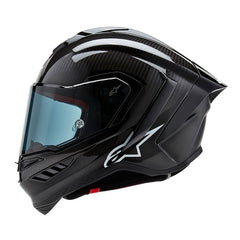 Casco Integrale Racing Alpinestars Supertech R10 Solid Black Carbon M&G