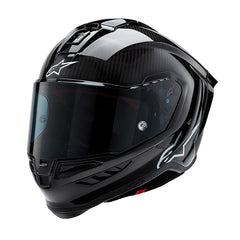 Casco Integrale Racing Alpinestars Supertech R10 Solid Black Carbon M&G