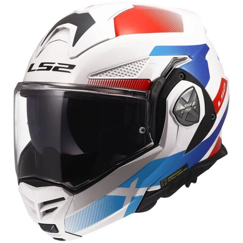 LS2 FF901 Advant X – Casco Moto Reversibile –  Nova White Blue Red